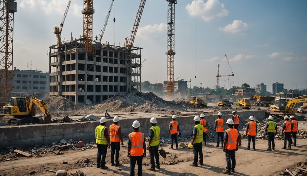 bekasi concrete tower collapse