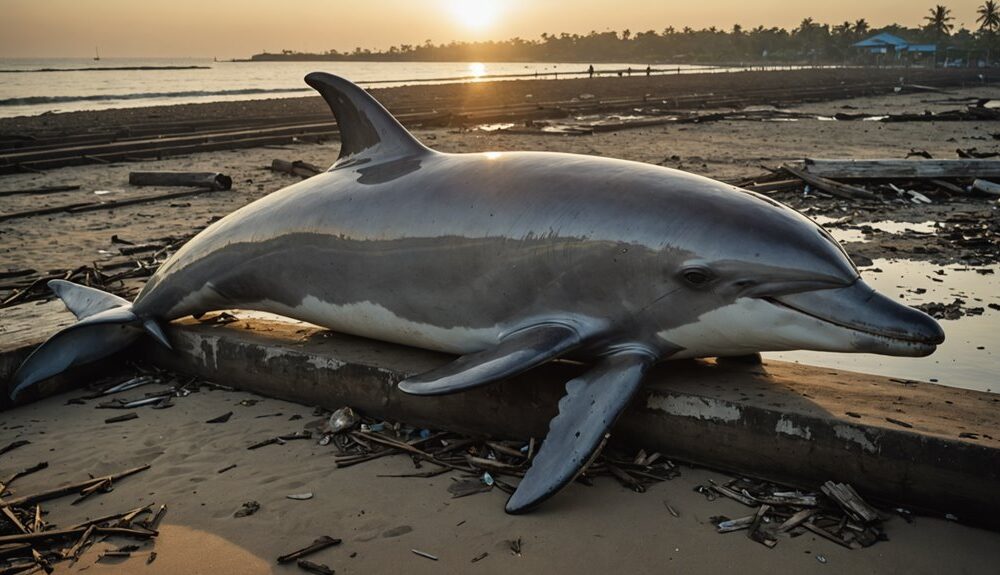 dolphin death bekasi cause