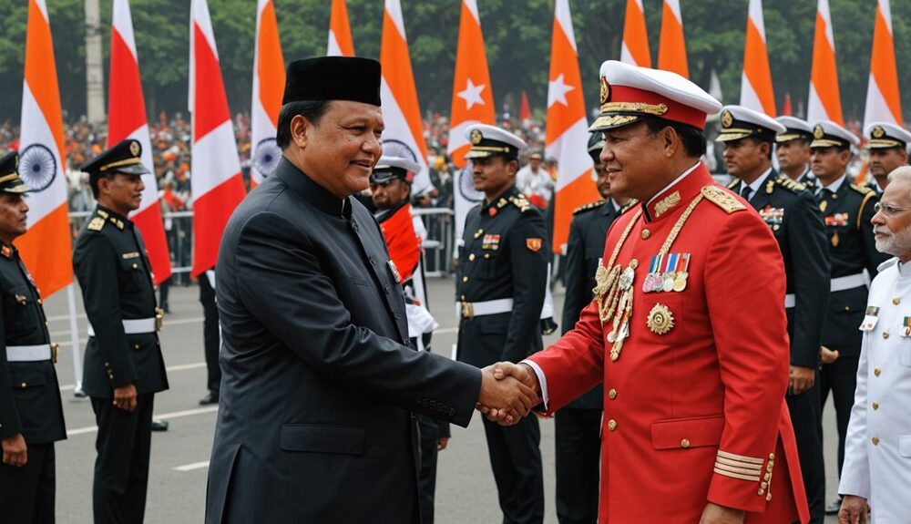 prabowo attends india s republic parade