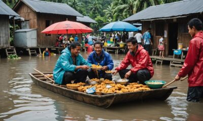 unique moments amidst flooding