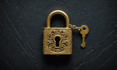 ancient roman gold lock