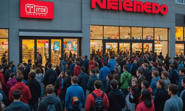 Antrian panjang untuk Nintendo