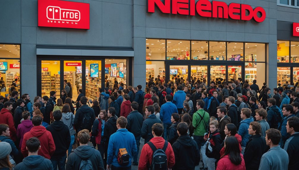 Antrian panjang untuk Nintendo